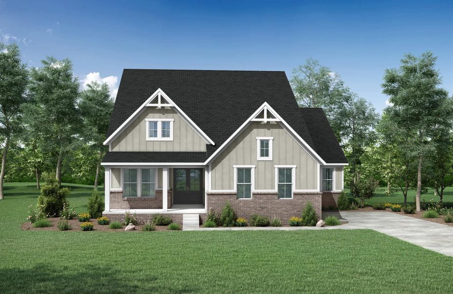 Parkhill D side entry garage