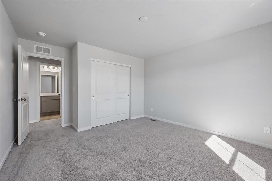A room with white doors.