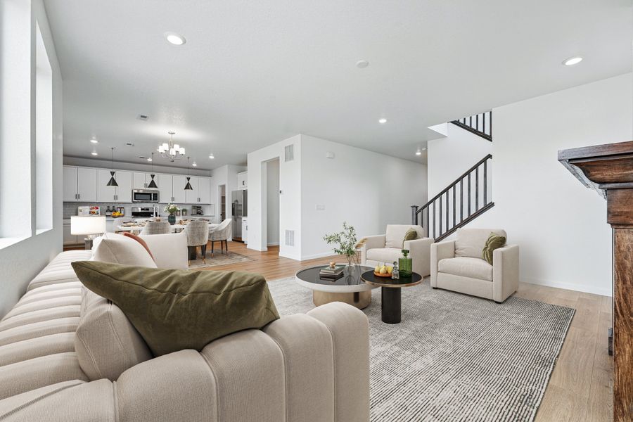 Furnished interior view inside a new home in Parterre, Thornton (Image 5).