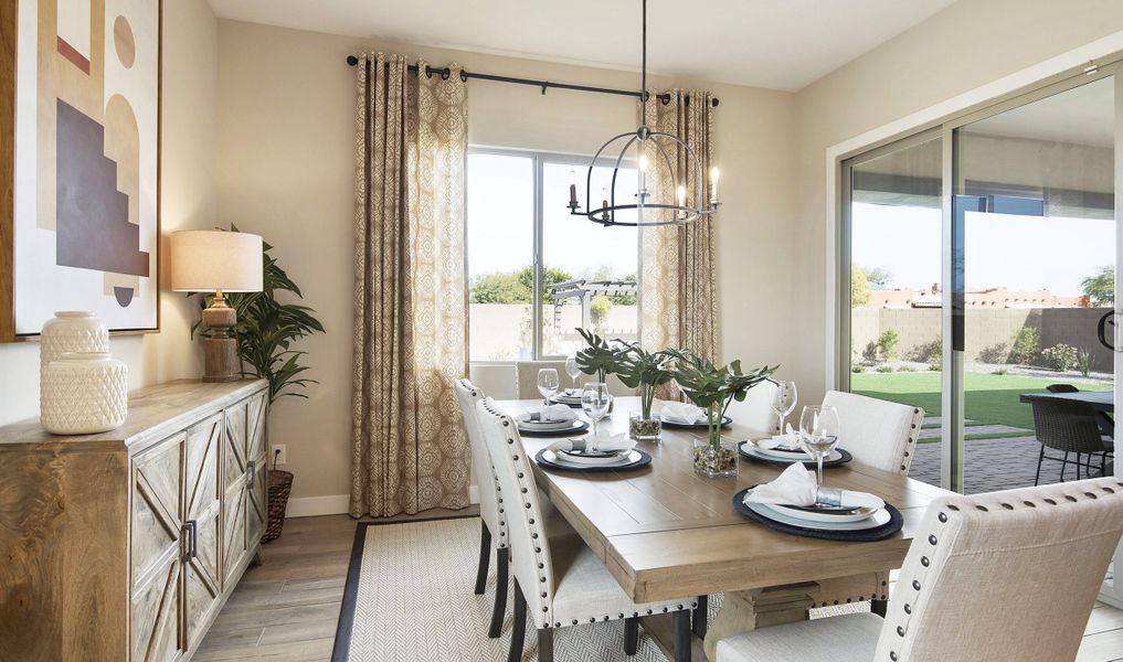 Elegant dining area