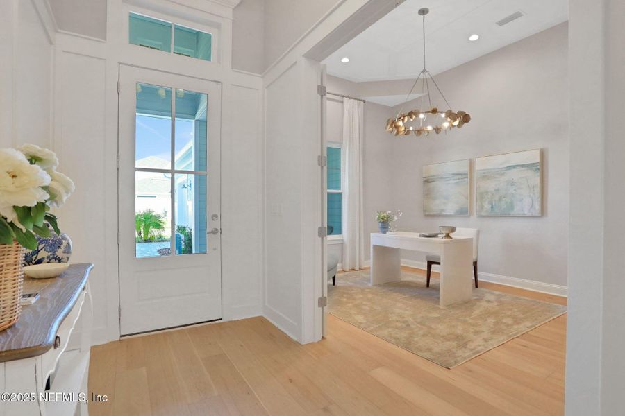 Furnished interior view inside a new home in , Ponte Vedra (Image 17). Furnished interior view inside a new home in , Ponte Vedra (Image 17).