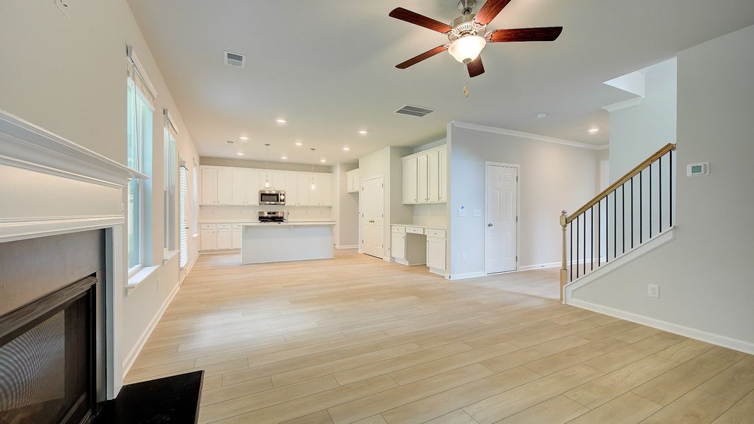 Representative furnished interior of a home built from the Pelham by DRB Homes in Cooper Park, McDonough (Image 10). Representative furnished interior of a home built from the Pelham by DRB Homes in Cooper Park, McDonough (Image 10).