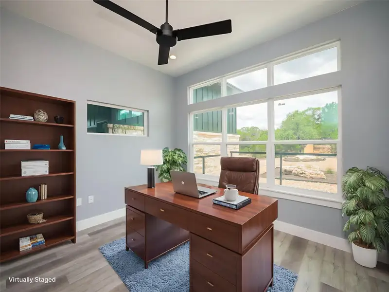 Furnished interior view inside a new home in , Leander (Image 9).