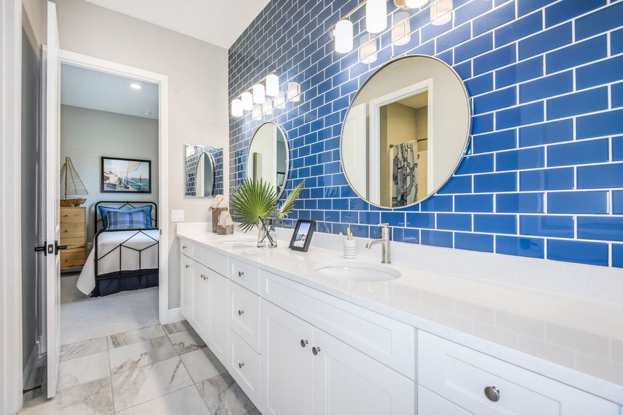 Furnished interior view inside a new home in Grand Park, Sarasota (Image 20).