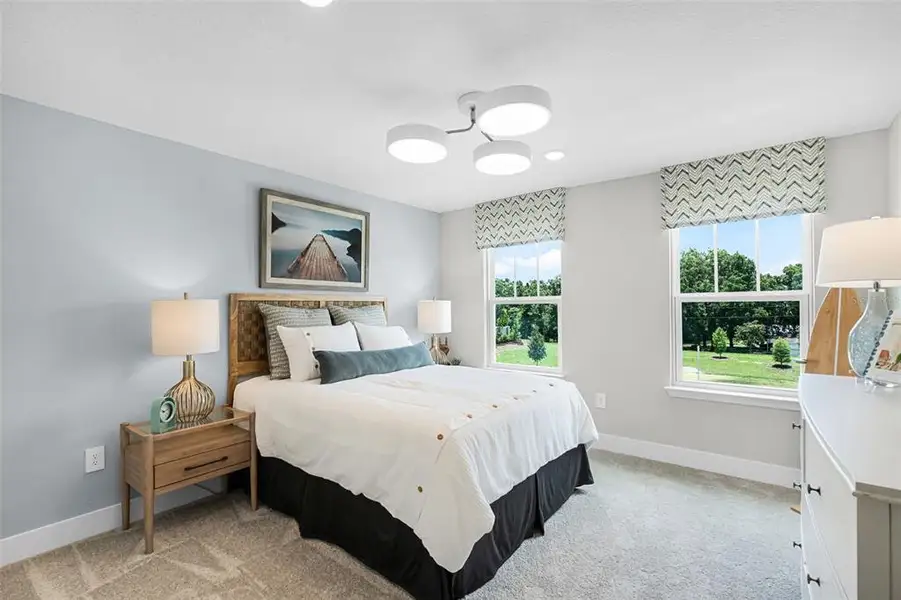 Furnished interior view inside a new home in Eden Crest, Apopka (Image 5). Furnished interior view inside a new home in Eden Crest, Apopka (Image 5).