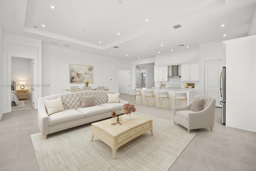 Furnished interior view inside a new home in , Port St. Lucie (Image 14).