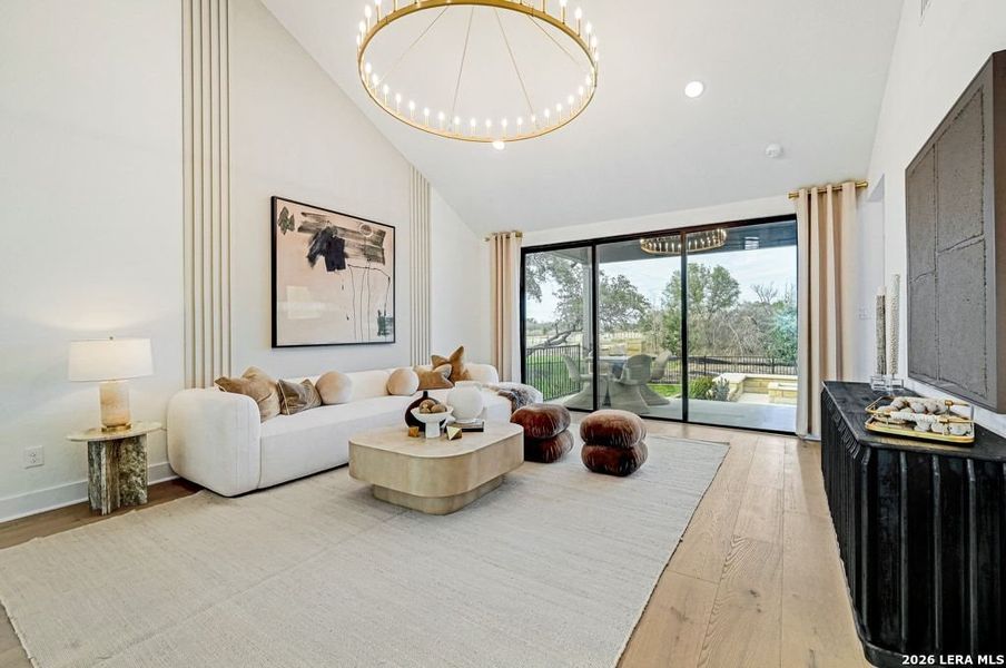 Furnished interior view inside a new home in Nopal Valley, San Antonio (Image 6).