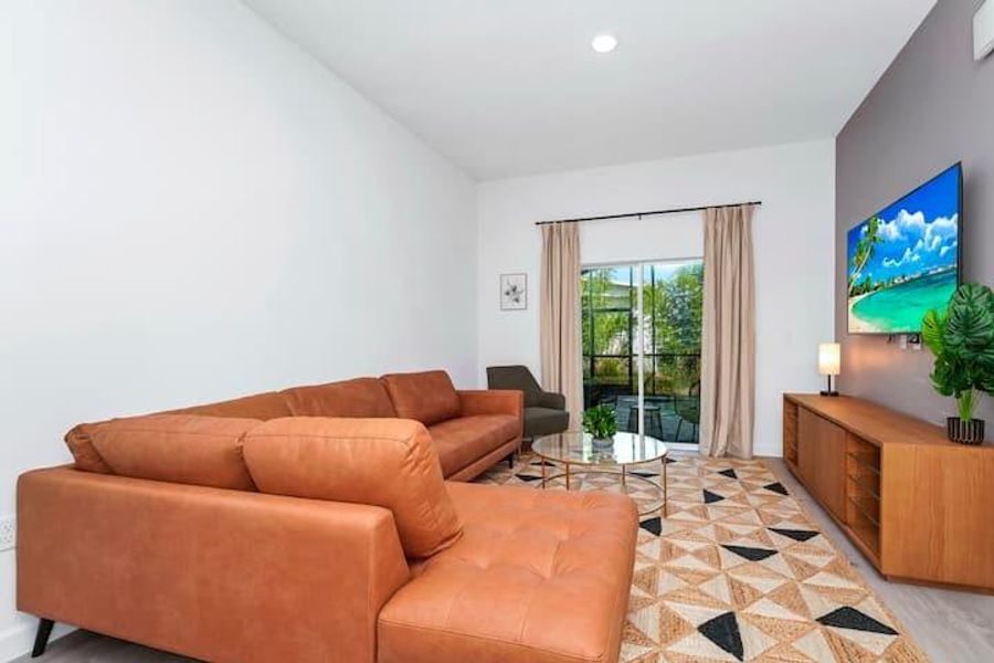 Furnished interior view inside a new home in , Davenport (Image 29).