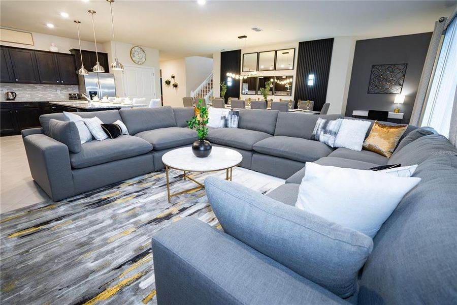 Furnished interior view inside a new home in , Clermont (Image 32). Furnished interior view inside a new home in , Clermont (Image 32).