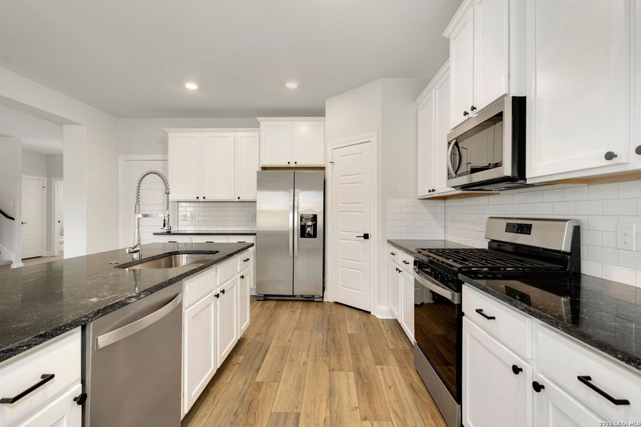 Furnished interior view inside a new home in Hightop Ridge, Converse (Image 7).