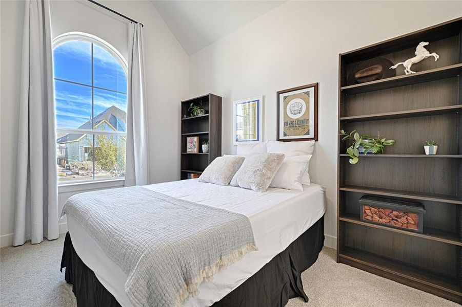 Guest bedroom with ensuite bathroom.