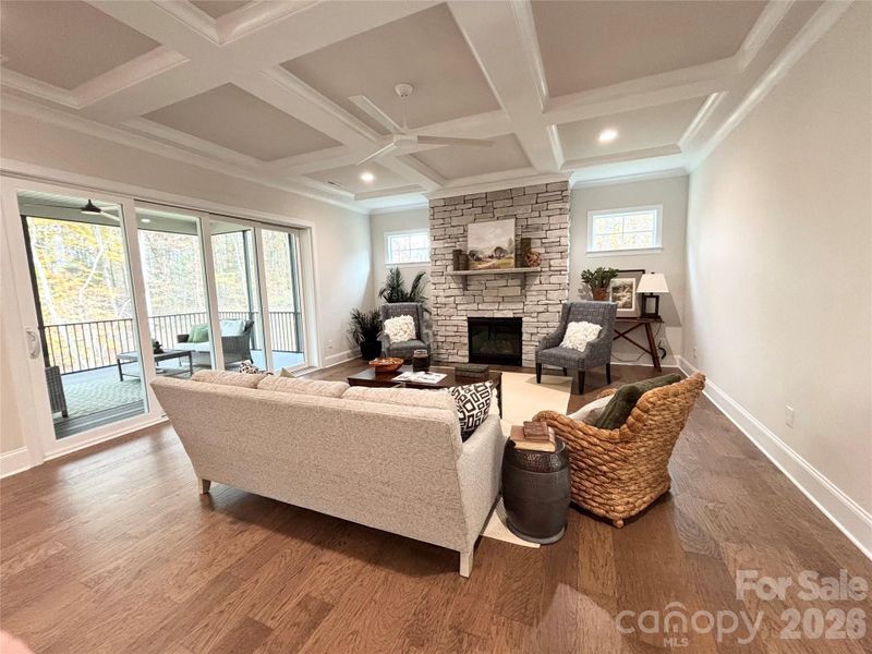 Furnished interior view inside a new home in Irish Creek, Landis (Image 33).