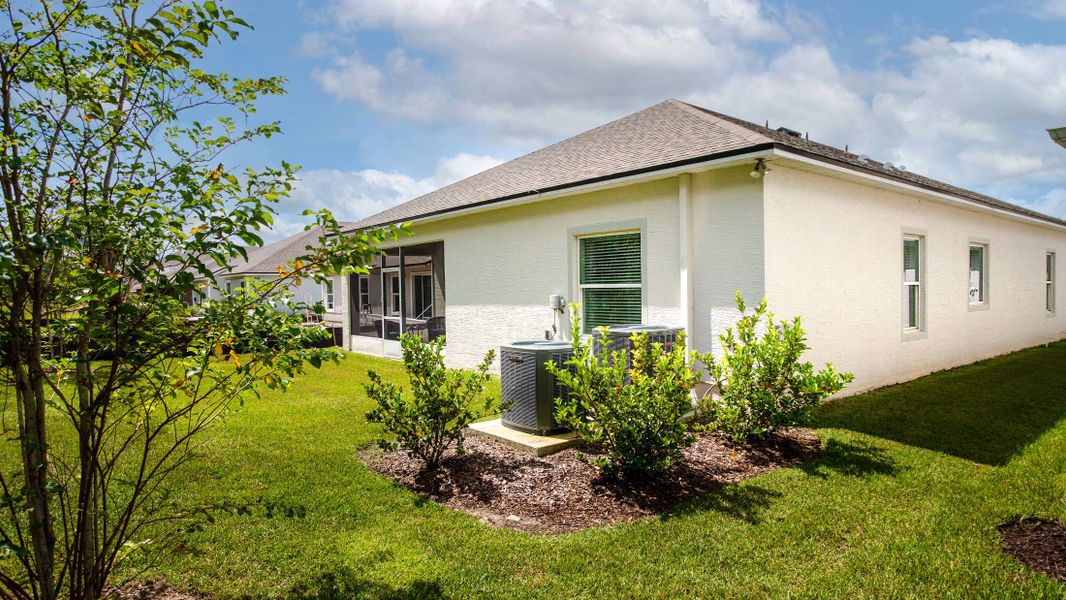 Front exterior of a new home in Northshore, Kingsland, GA, highlighting curb appeal (Image 2).