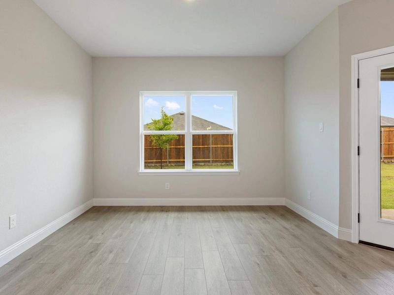 Representative unfurnished interior of a home built from the The Harrison C by Davidson Homes LLC in Waverly Estates, Josephine (Image 19). Representative unfurnished interior of a home built from the The Harrison C by Davidson Homes LLC in Waverly Estates, Josephine (Image 19).