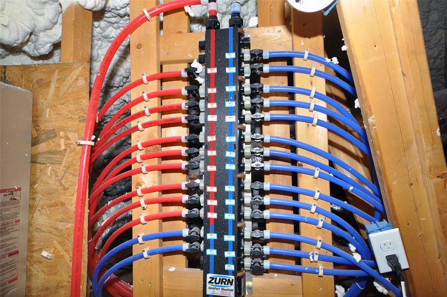 Best innovation in plumbing in ages, Pex Piping which would not be complete without the manifold distribution system.