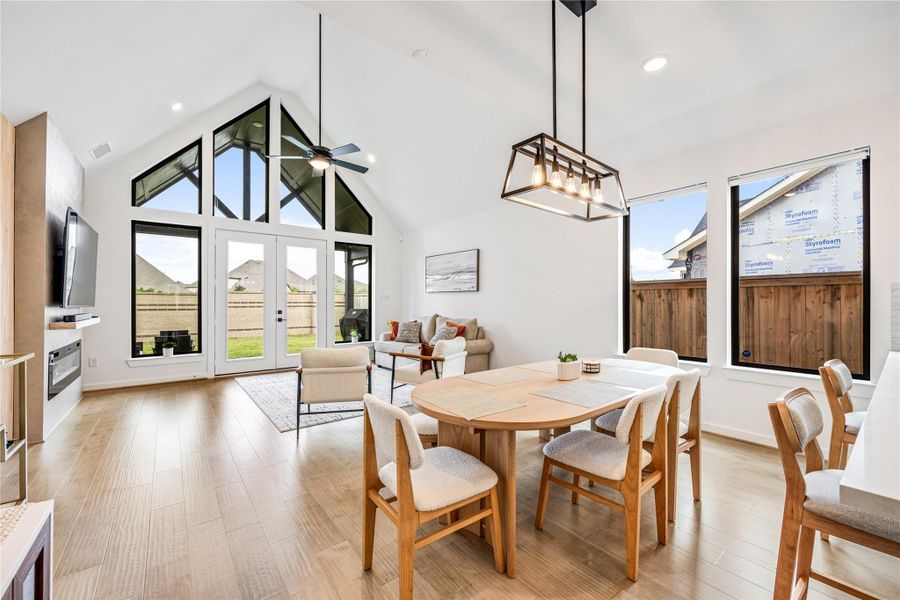 Furnished interior view inside a new home in , Cypress (Image 15).