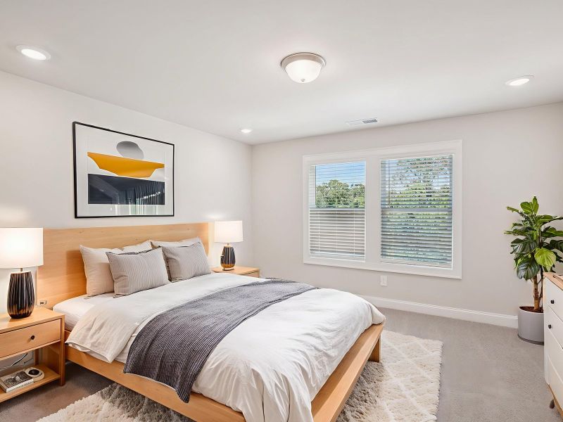 Furnished interior view inside a new home in Hemingway - Highland Series, Cumming (Image 7).