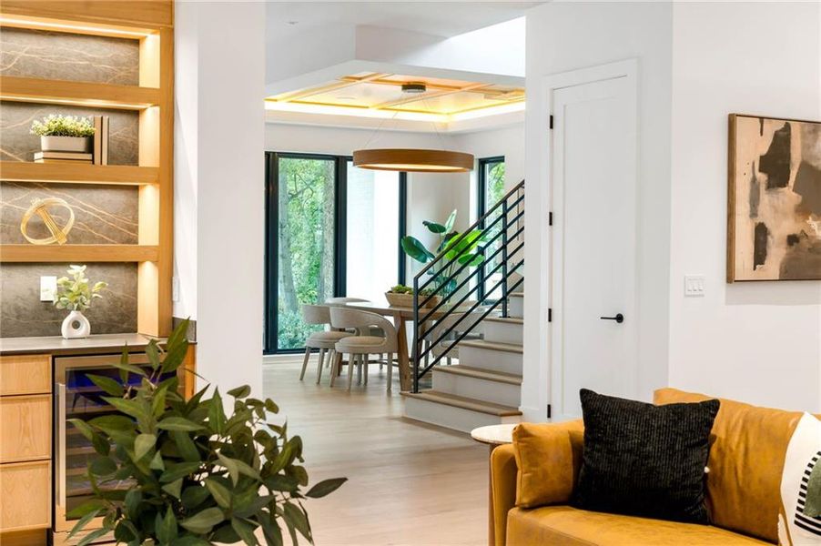 Furnished interior view inside a new home in , Atlanta (Image 29). Furnished interior view inside a new home in , Atlanta (Image 29).