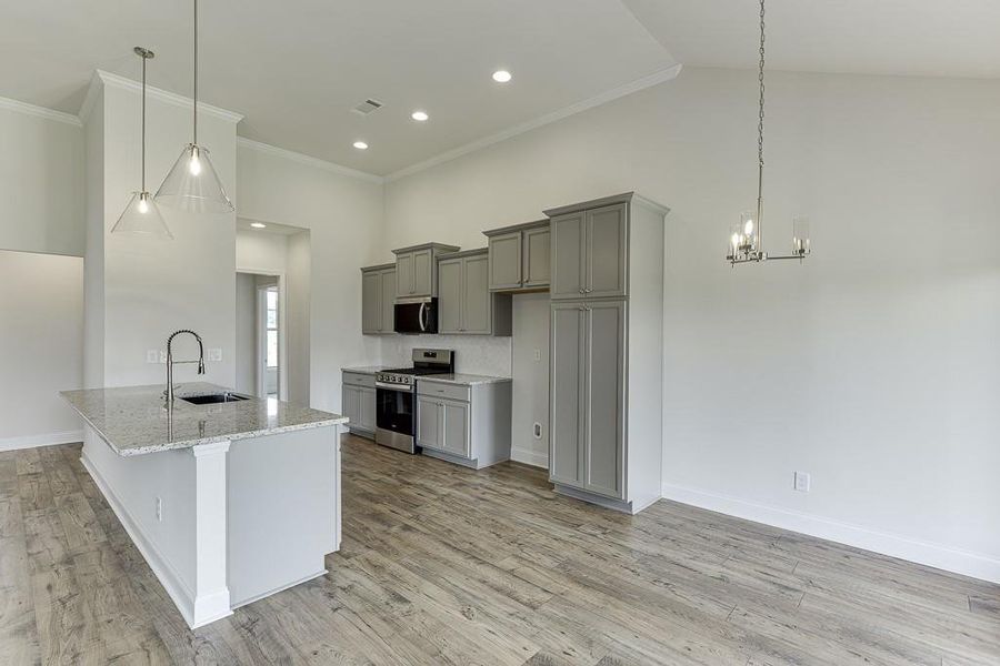Furnished interior view inside a new home in , Jefferson (Image 26).