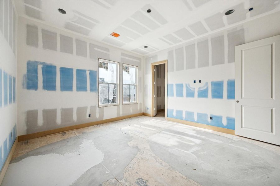 This well sized secondary bedroom includes a walk in closet and private access to a Jack and Jill bathroom, creating an ideal setup for shared living without sacrificing privacy.