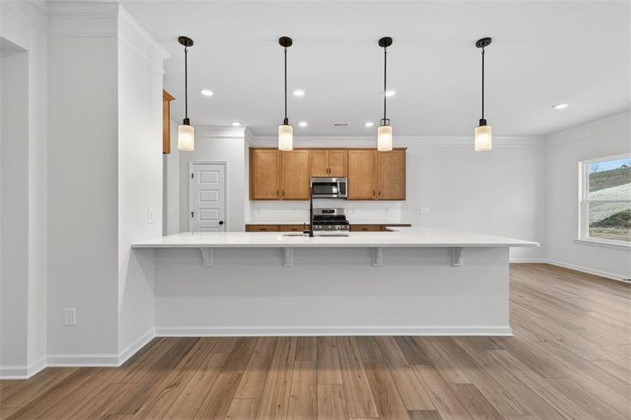 Furnished interior view inside a new home in Jones Ridge, Dallas (Image 11).