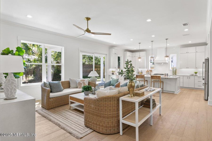 Furnished interior view inside a new home in , Neptune Beach (Image 30).