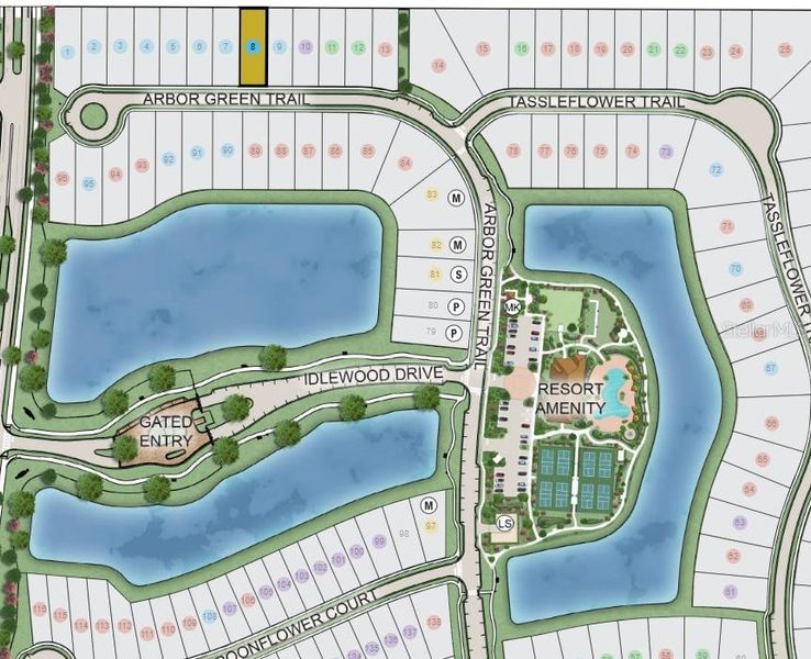 Esplanade at Center Lake Ranch ~ Site Map Esplanade at Center Lake Ranch ~ Site Map