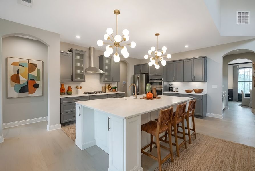 Furnished interior view inside a new home in Woodberry, Canton (Image 27).