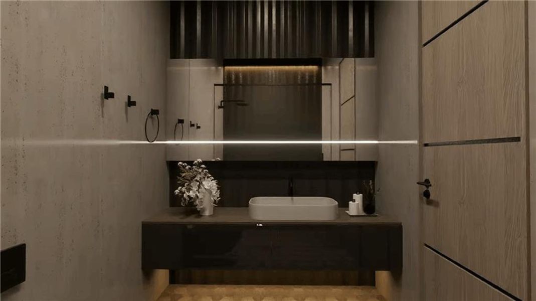 Furnished interior view inside a new home in , Fairburn (Image 16).