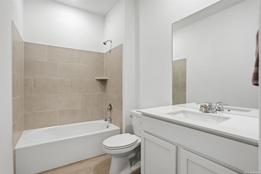 Furnished interior view inside a new home in Voss Farms, New Braunfels (Image 7).
