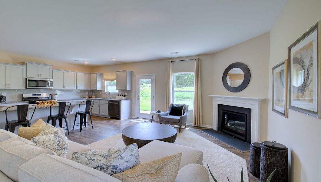 Furnished interior view inside a new home in Valleywood Farms, Waynesville (Image 14).