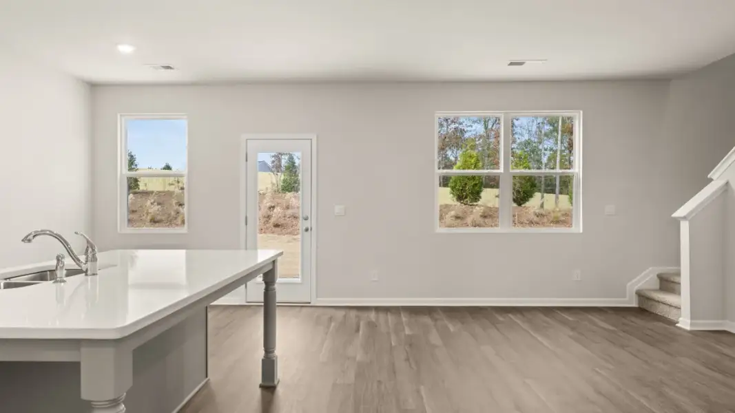 Representative unfurnished interior of a home built from the Ansley by D.R. Horton in Stillwater Lake Oconee, Eatonton (Image 18).