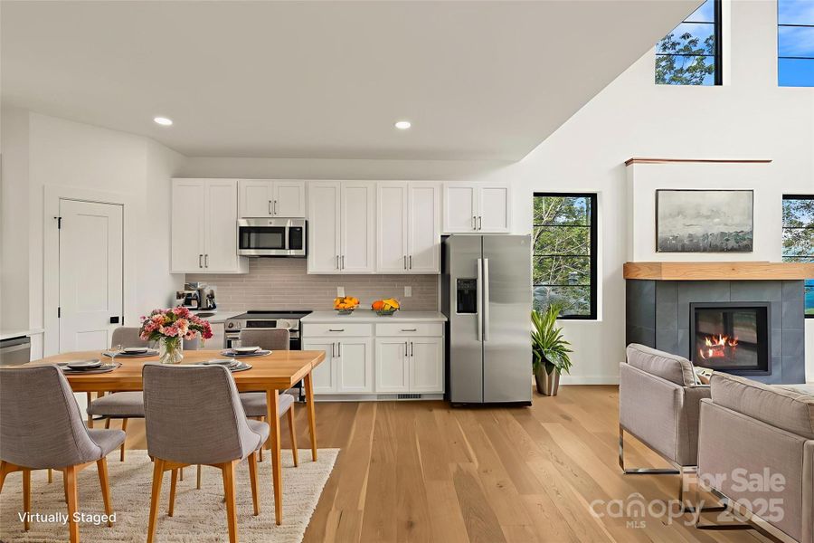 Furnished interior view inside a new home in , Seven Devils (Image 11).