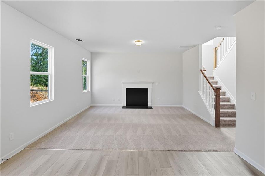 Spacious, unfurnished interior of a new home in The Reserve at Willow Oaks, Canton (Image 12). Spacious, unfurnished interior of a new home in The Reserve at Willow Oaks, Canton (Image 12).