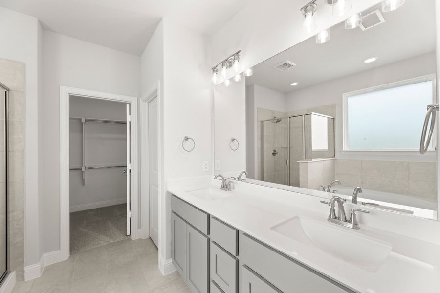 Furnished interior view inside a new home in Creekside, Royse City (Image 9).