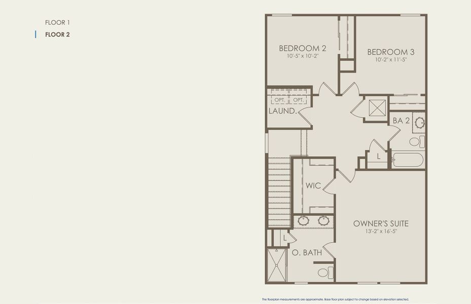 Capri Floor Plan, Quick Move-In Home, Floor 2