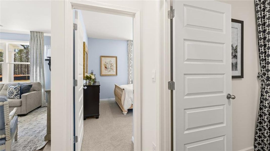 Furnished interior view inside a new home in Kingston Ranch at Lake Oconee, Buckhead (Image 33).