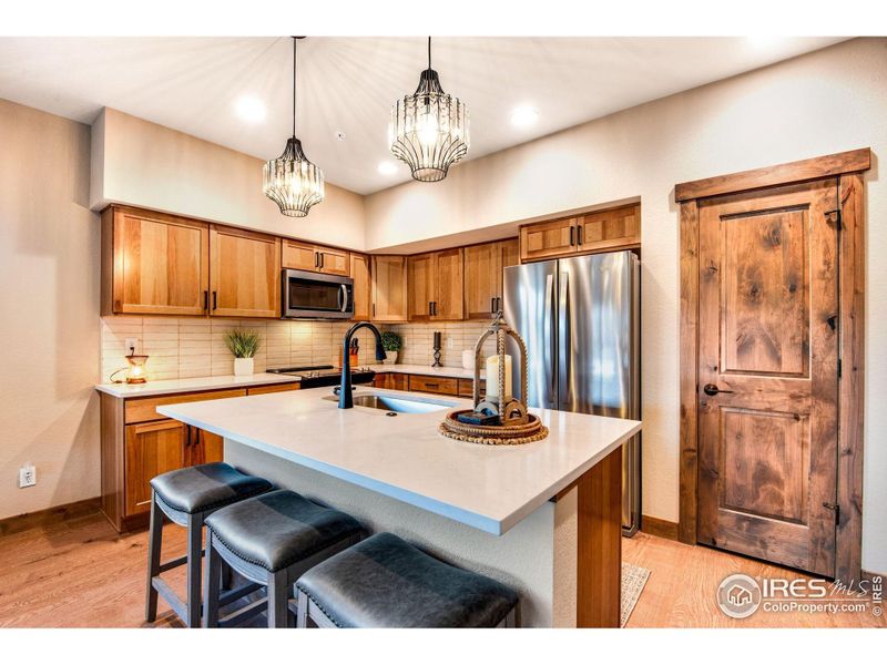 Furnished interior view inside a new home in , Estes Park (Image 12).