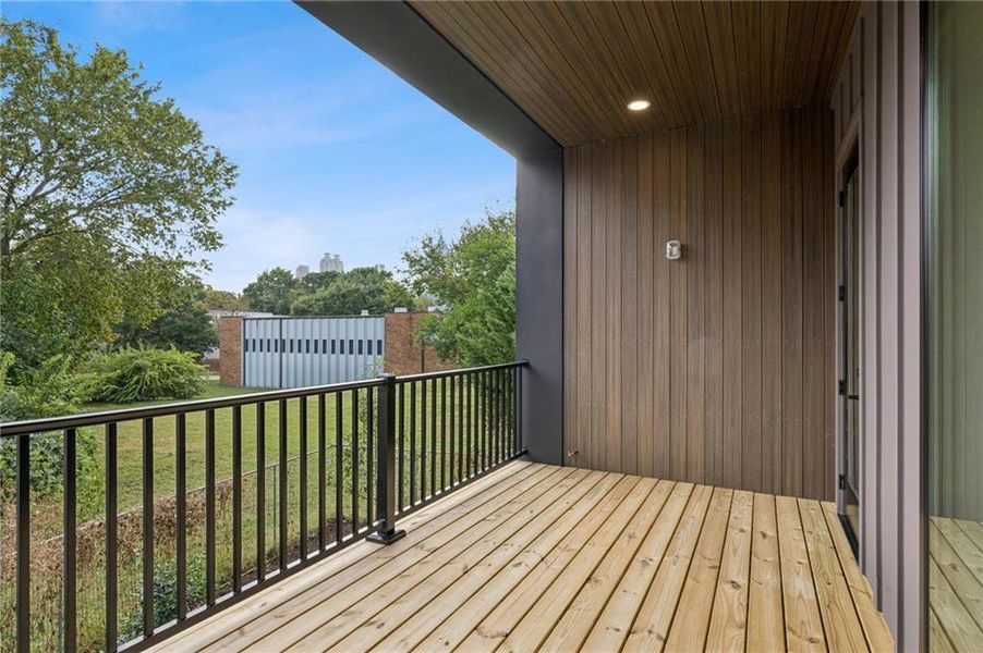 Exterior details and patio area of a home in , Atlanta (Image 23).