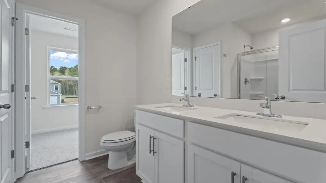 Furnished interior view inside a new home in Jetstream Park, Wilson (Image 11).