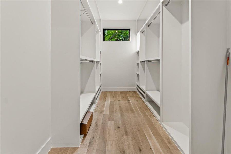 Enormous primary closet