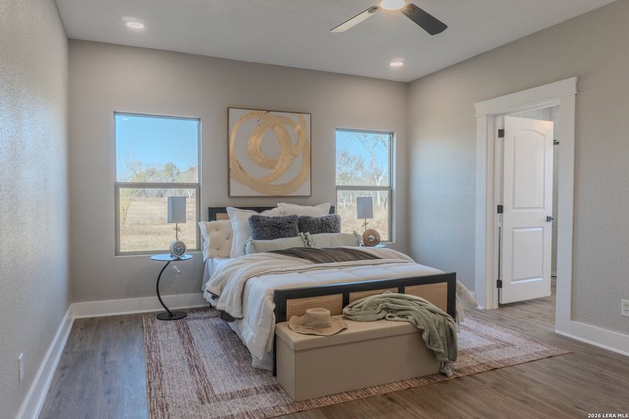 Furnished interior view inside a new home in , Lytle (Image 38).