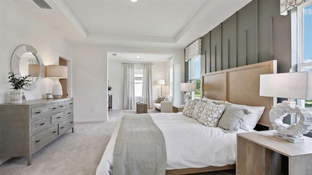 Furnished interior view inside a new home in , Wesley Chapel (Image 26).