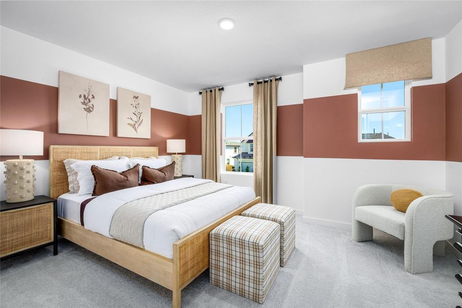 Furnished interior view inside a new home in Larson Crossing, Elgin (Image 3).