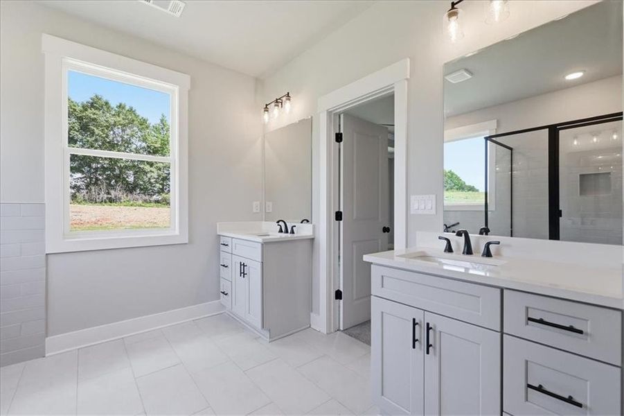 Furnished interior view inside a new home in , Statham (Image 16).