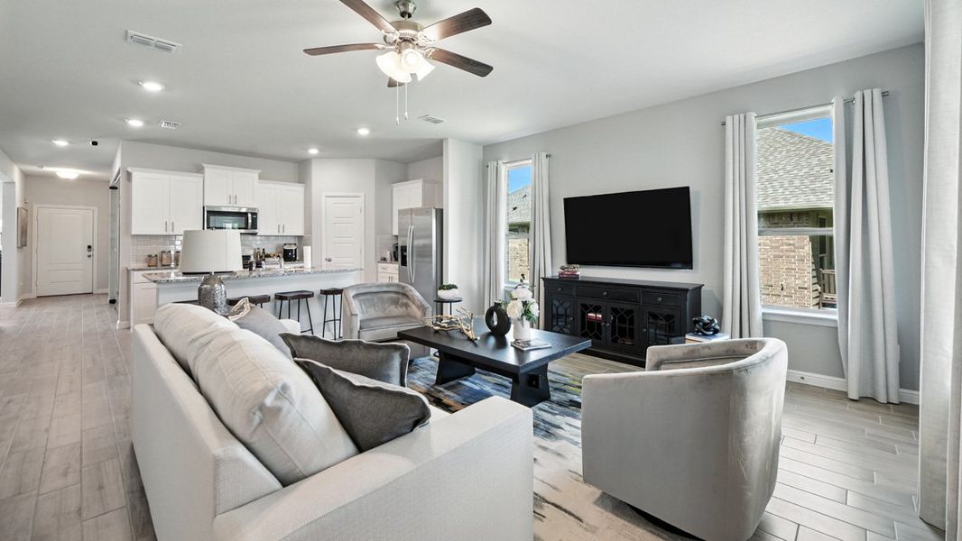 Furnished interior view inside a new home in Vista Park, Decatur (Image 11). Furnished interior view inside a new home in Vista Park, Decatur (Image 11).