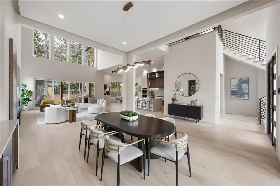 Furnished interior view inside a new home in , Sandy Springs (Image 51).
