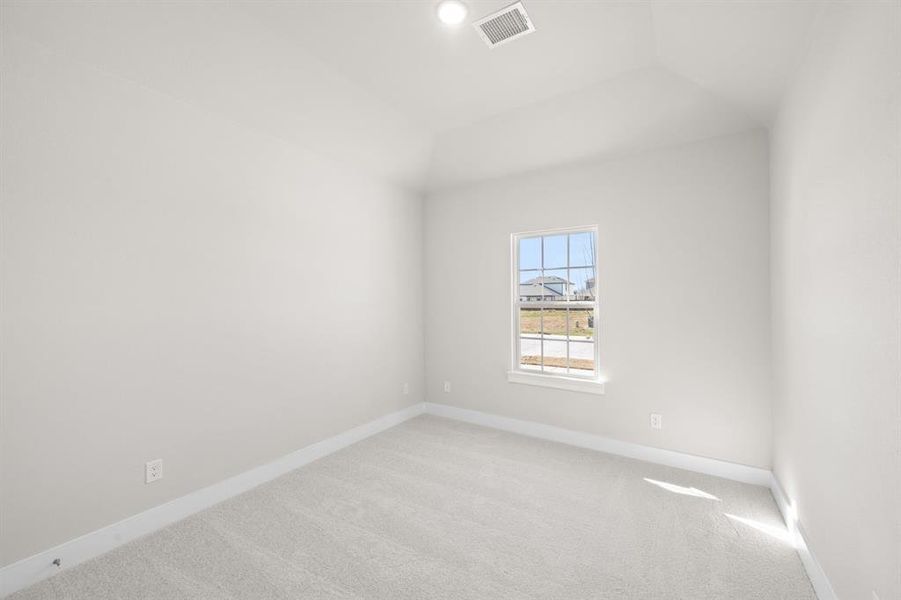 Spacious, unfurnished interior of a new home in The Meadows, Krum (Image 19).