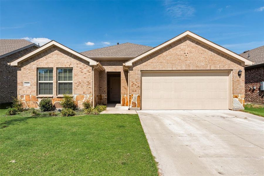 Full bathroom with a stall shower, light tile patterned floors, and ceiling fan Full bathroom with a stall shower, light tile patterned floors, and ceiling fan