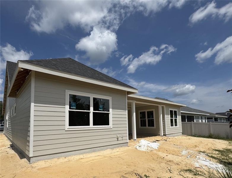 In-progress construction of a new home in Laureate Village, Newberry, FL (Image 47).